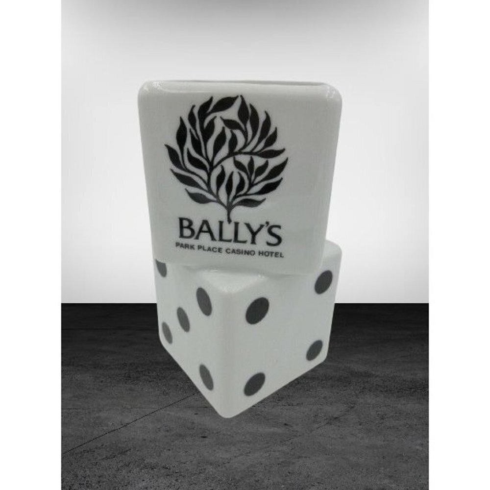 Vtg Ballys Park Place Casino Hotel Pair-O-Dice by Rego Made in Japan